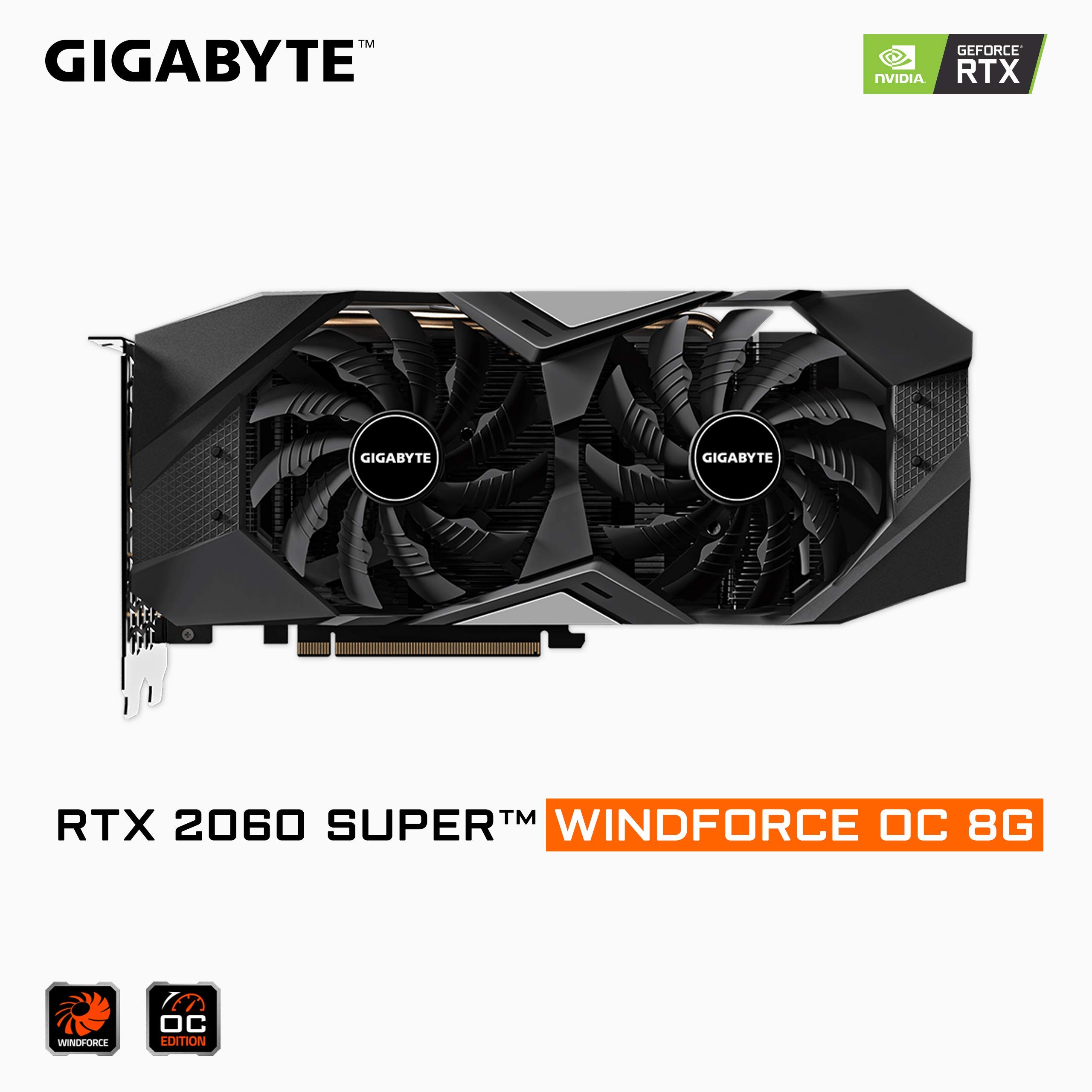 Amazon.com: Gigabyte GeForce RTX 2060 SUPER WINDFORCE OC 8G